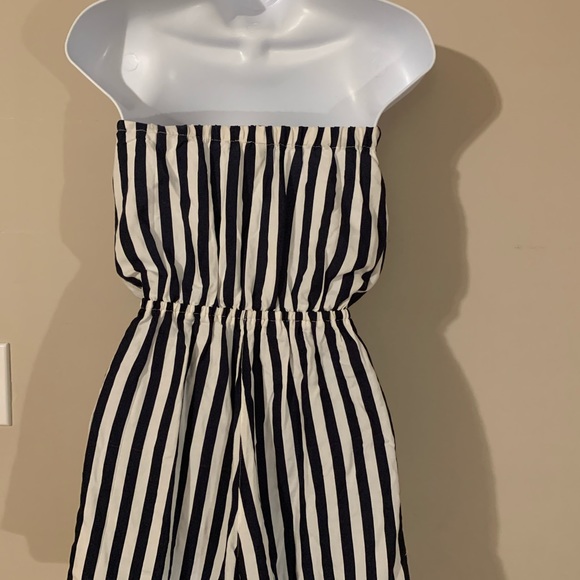 H&M Divided brand striped romper shorts - Picture 7 of 8